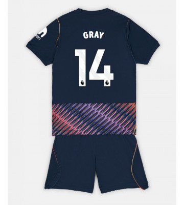 Tottenham Hotspur Archie Gray #14 Udebanetrøje Børn 2026-27 Kortærmet (+ Korte bukser)